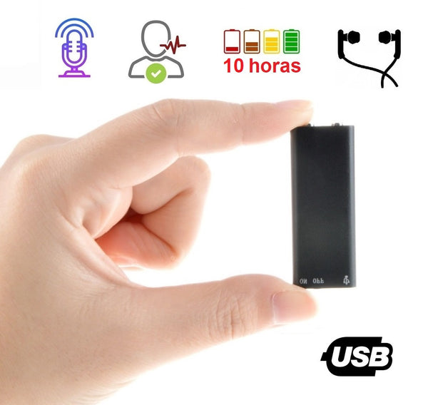 Grabadora Voz Espia USB SK12 GoGo Electronics 8GB