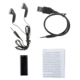 Mini Grabadora de Audio/Micrófono y Reproductor de Música con 8GB y Batería de 10 horas