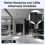 Mini Cámara 4G-LTE HD 1080p c/Visión Nocturna, Detección de Movimiento PIR y Angulo de Visión 140°