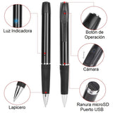 Mini Cámara HD 1080p en LAPICERO / BOLIGRAFO