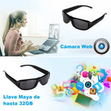Mini Cámara HD 1080p en LENTES/GAFAS/ANTEOJOS OSCUROS