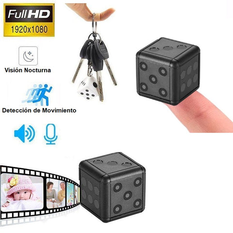 Mini Cámara HD 1080p c/Detección de Movimiento y Visión Nocturna