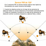 Cámara TRAMPA/EXTERIORES HD 1080p 20MP c/Detección de Movimiento, Visión Nocturna y Duración de 6 meses (Camuflada)