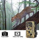 Cámara TRAMPA/EXTERIORES WiFi + BT HD 1080p 20MP IP66 c/Detección de Movimiento, Visión Nocturna y Duración de 6 meses (Camuflada)