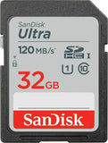 Tarjeta de Memoria SanDisk Ultra SDHC Clase 10 UHS-I 120MB/s 32GB