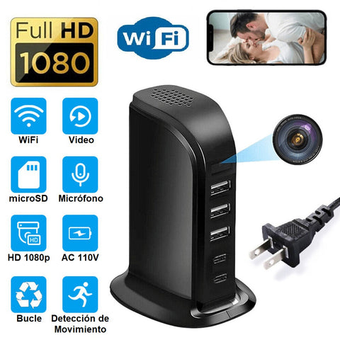 Mini Cámara WiFi HD 1080p PARA ADAPTAR c/Detección de Movimiento y