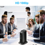 Mini Cámara WiFi HD 1080p en CARGADOR DE MESA USB c/ Detección de Movimiento