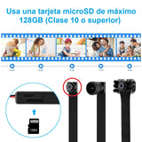 Mini Cámara WiFi HD 1080p PARA ADAPTAR c/Detección de Movimiento