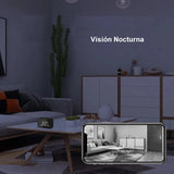 Mini cámara WiFi HD 1080p en RELOJ DE MESA c/Visión Nocturna y Detección de Movimiento