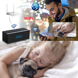 Mini Cámara WiFi HD 1080p en RELOJ DE MESA/PARLANTE BLUETOOTH c/Visión Nocturna y Detecc. Movimiento