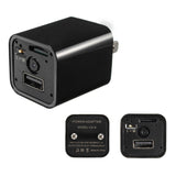 Mini Cámara HD 1080p en CARGADOR DE PARED AC-USB c/Detección de Movimiento - Carga 5V/1A