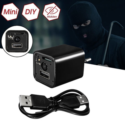 Nisanuki Mini Cámara Espía, Camara Oculta USB Cargador 1080P HD, Micro  Camara Espia Camuflada Camara de Vigilancia Detección de Movimiento