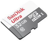 Tarjeta de Memoria SanDisk Ultra microSDHC Clase 10 UHS-I 100MB/s 32GB