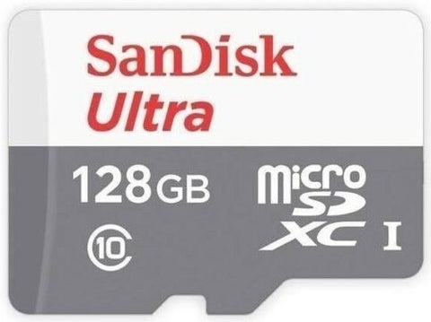 Tarjeta de Memoria SanDisk Ultra microSDXC Clase 10 UHS-I 80MB/s 128GB
