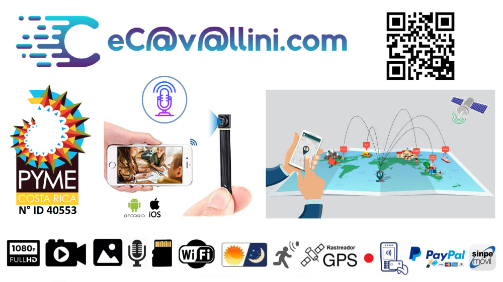 eCavallini.com - Mini Cámaras con Micrófono
